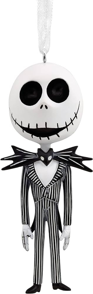 Hallmark Disney Tim Burton's The Nightmare Before Christmas Jack Skellington Christmas Ornament,R... | Amazon (US)