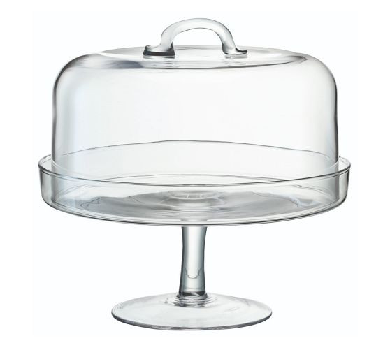 Coronado Handcrafted Glass Cake Stand With Dome | Pottery Barn (US)
