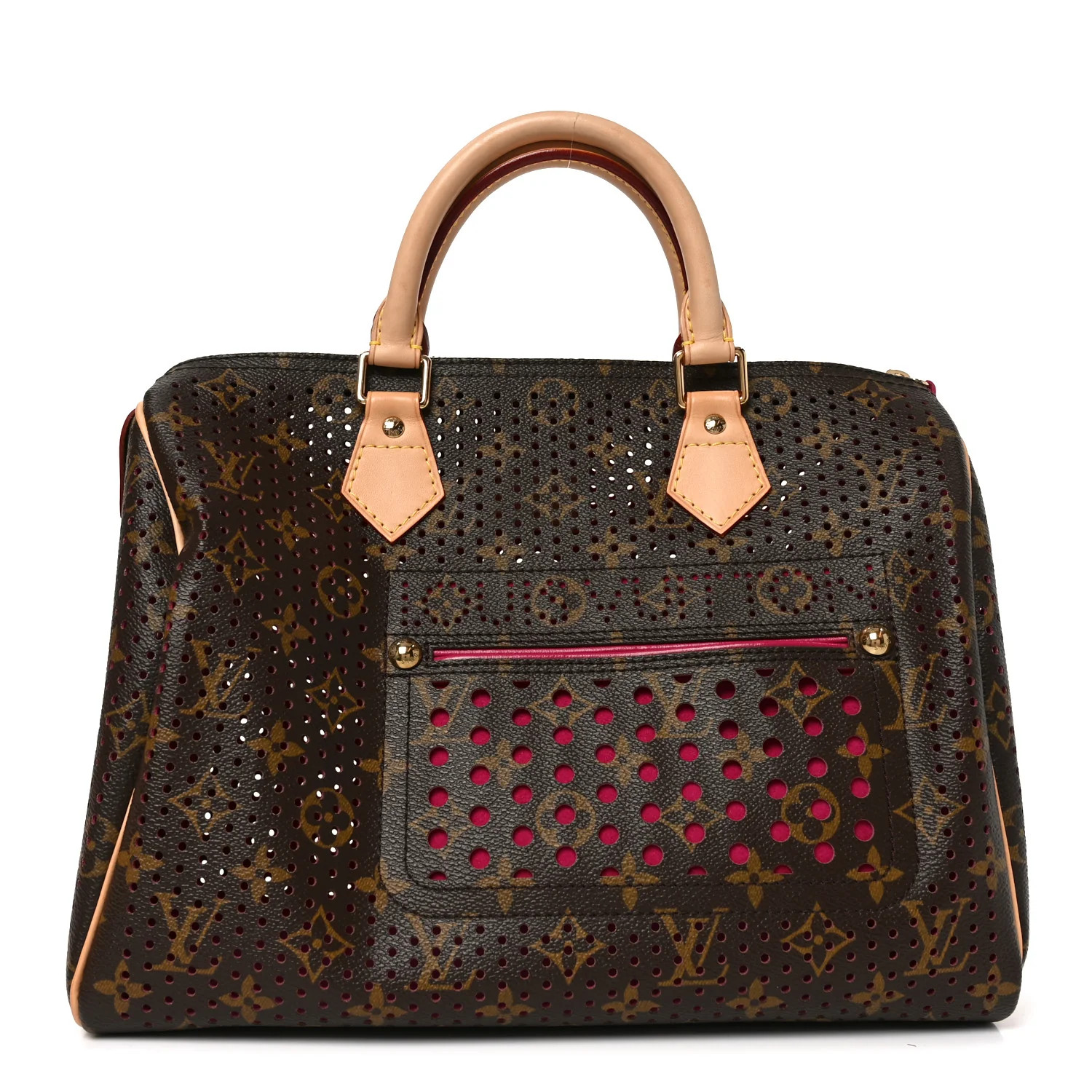 Monogram Perforated Speedy 30 Fuchsia | FASHIONPHILE (US)