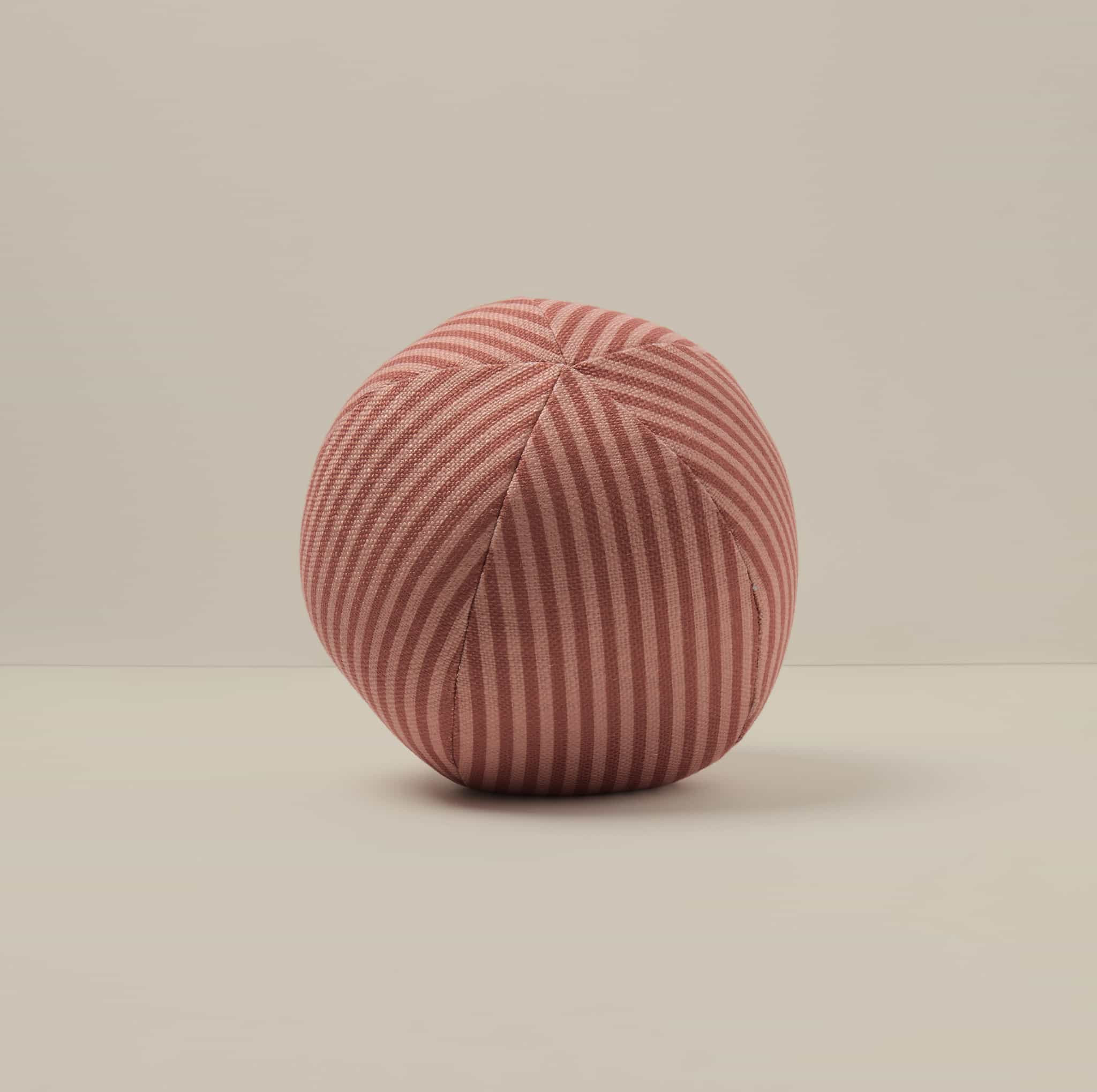 Green Striped Sphere Pillow | Finley in Jade & Stone | House of Noa | House of Noa