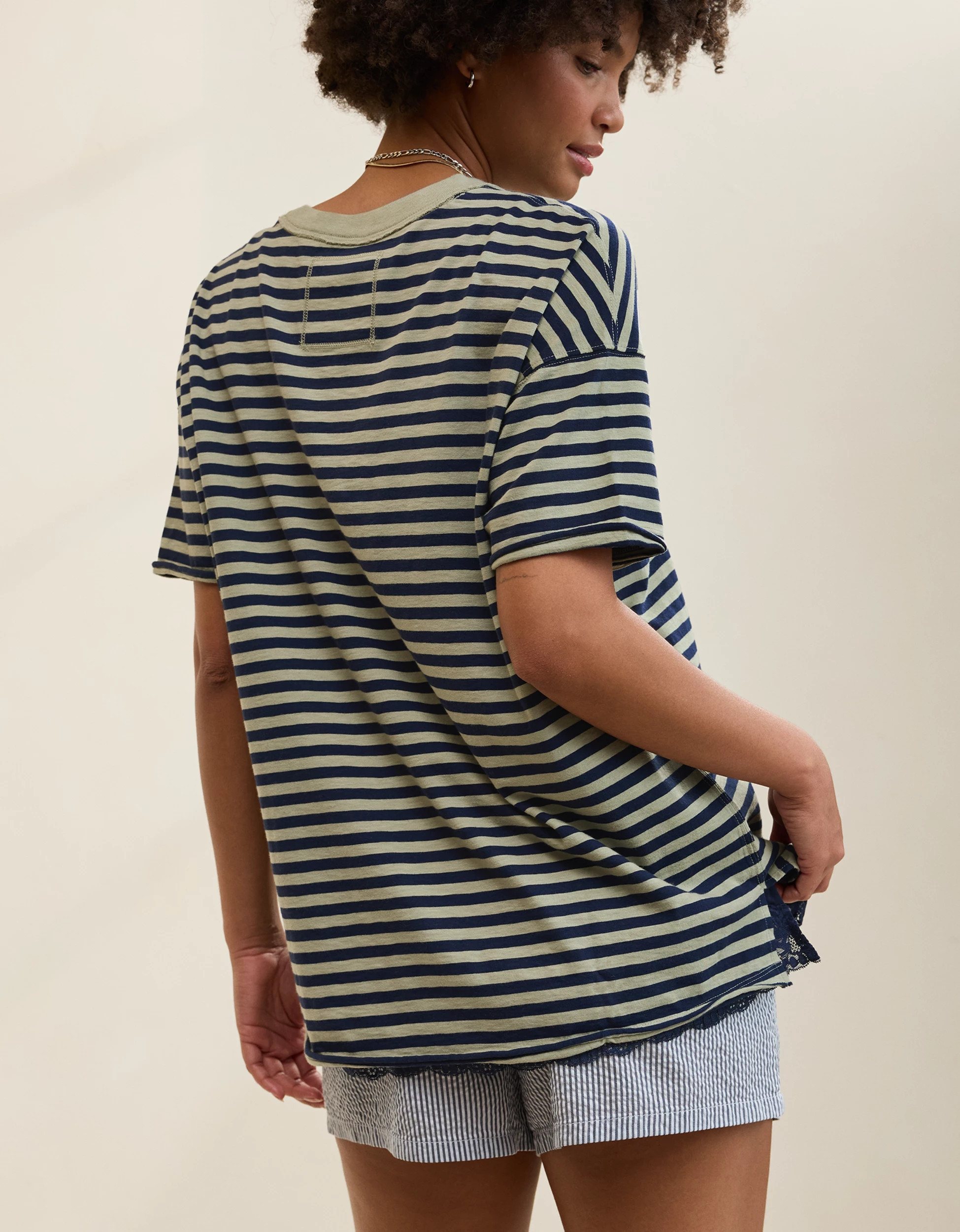 Aerie Oversized Crew Boyfriend T-Shirt | Aerie