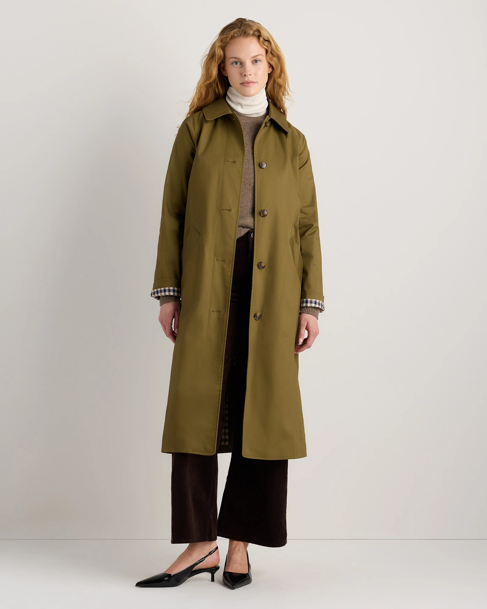 Comfort Stretch Mac Coat | Quince