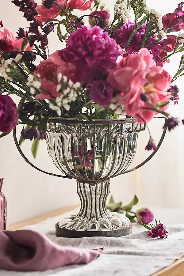 Glass + Iron Urn Bowl | Anthropologie (US)