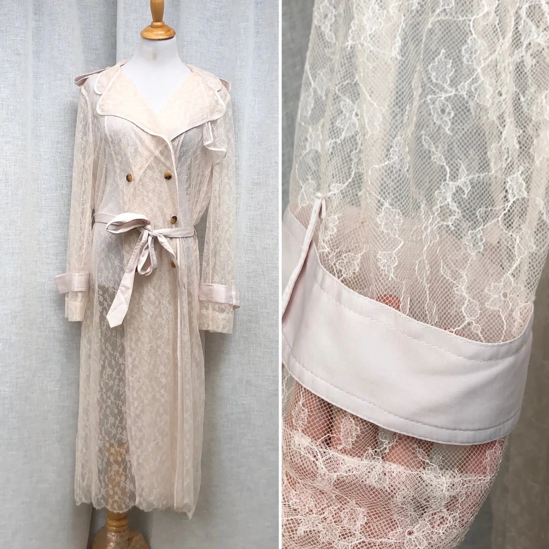 Vintage Victorias Secret Light Pink Romantic Lingerie Floral - Etsy | Etsy (US)