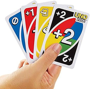 IsEasy Uno Playing Card Game Mattel Games Wild Card Uno Flip Uno (Wild Card uno) | Amazon (US)
