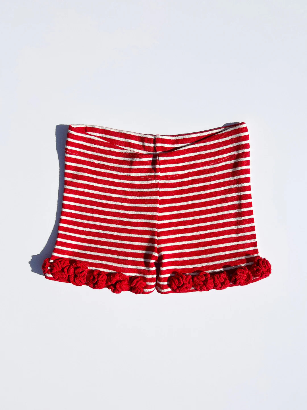 Turkana Knit Short - Red/ White | Lisa Says Gah