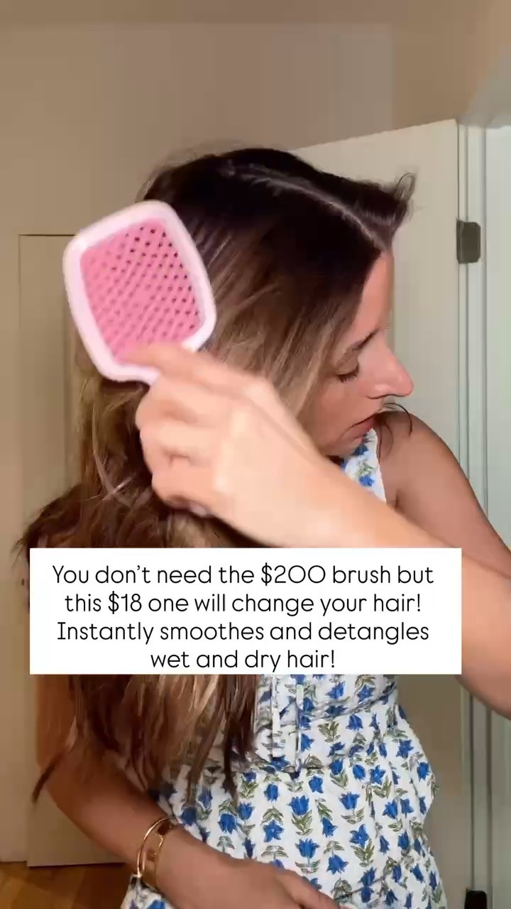 Weird but worth it! Here are 9 random things you need! My hair stylist got me hooked on this brush. It instantly detangles and smooths your hair, whether it’s wet or dry! It’s amazing!!

#LTKselfcare #LTKmorningroutine #LTKBeauty