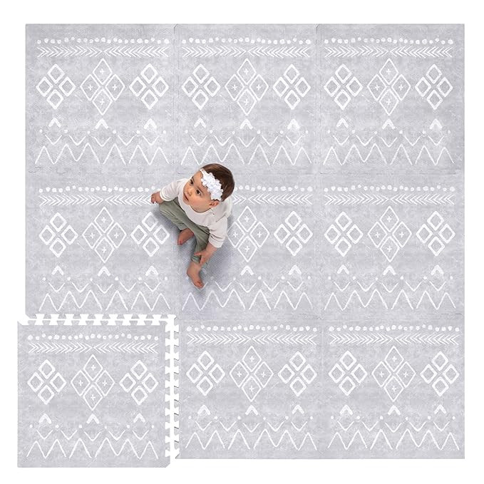 Lillefolk Baby Foam Play Mat - Baby Playmat | Tiles for Kids Interlocking Mat - Foam Baby Mat for... | Amazon (US)