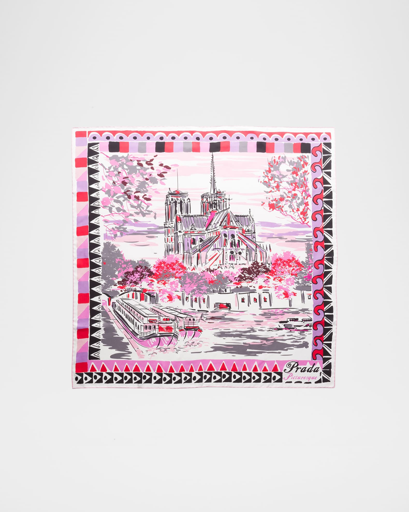 Picturesque Paris Silk Scarf | Neiman Marcus
