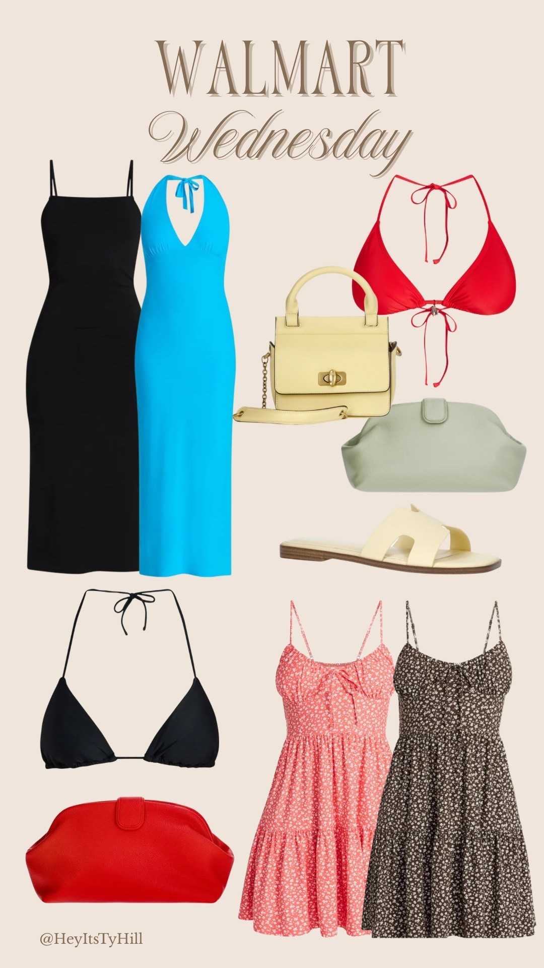 Walmart has been SO good lately for vacation outfits, beach nights, and cute summer staples ❤️☀️

These dresses, swim pieces, and accessories look way more expensive than they are, and I’m obsessed with the bright pops of color mixed with the neutral bags and sandals. Easy pieces you can throw in your suitcase and wear all season long ✨

The blue dress has my full attention 👀

#walmartfashion #summerstyle #vacationoutfits #beachvacation #summerdress #affordablefashion #resortwear #walmartfinds #poolsideoutfit #casualchic #summermusthaves #travelstyle #trendyfashion

#LTKootd #LTKSeasonal #LTKstorytime