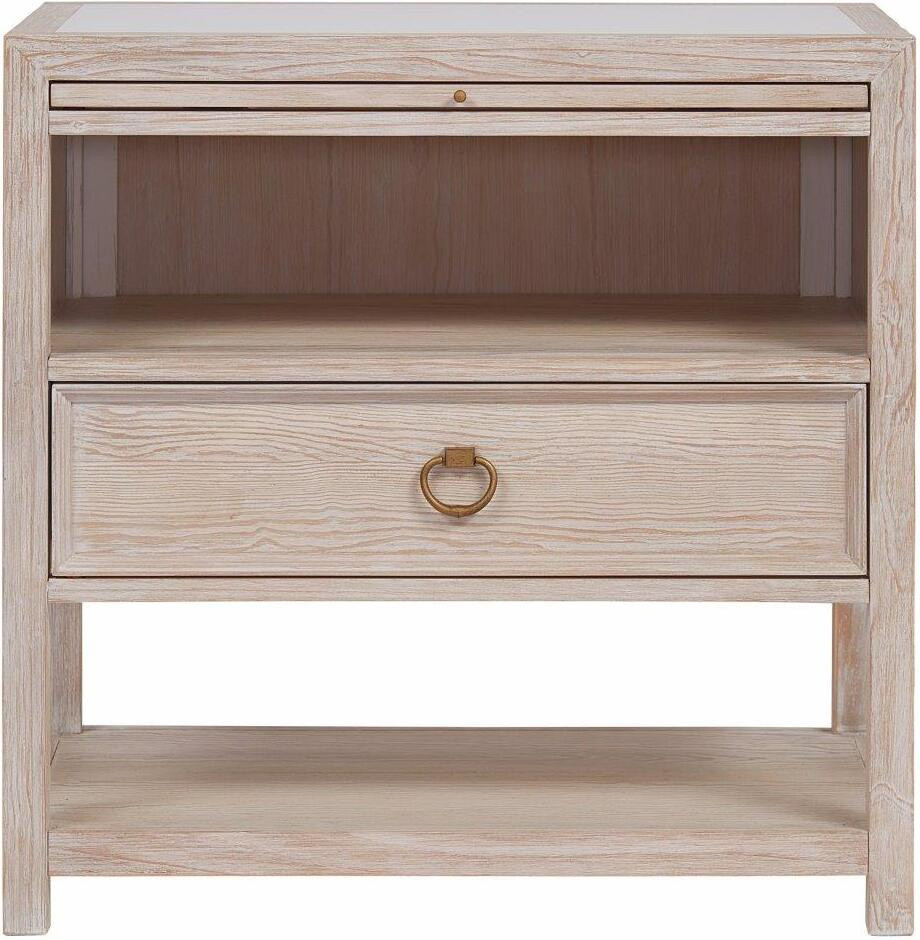 Getaway Drawer Nightstand In Antique Brass | 1stopbedrooms