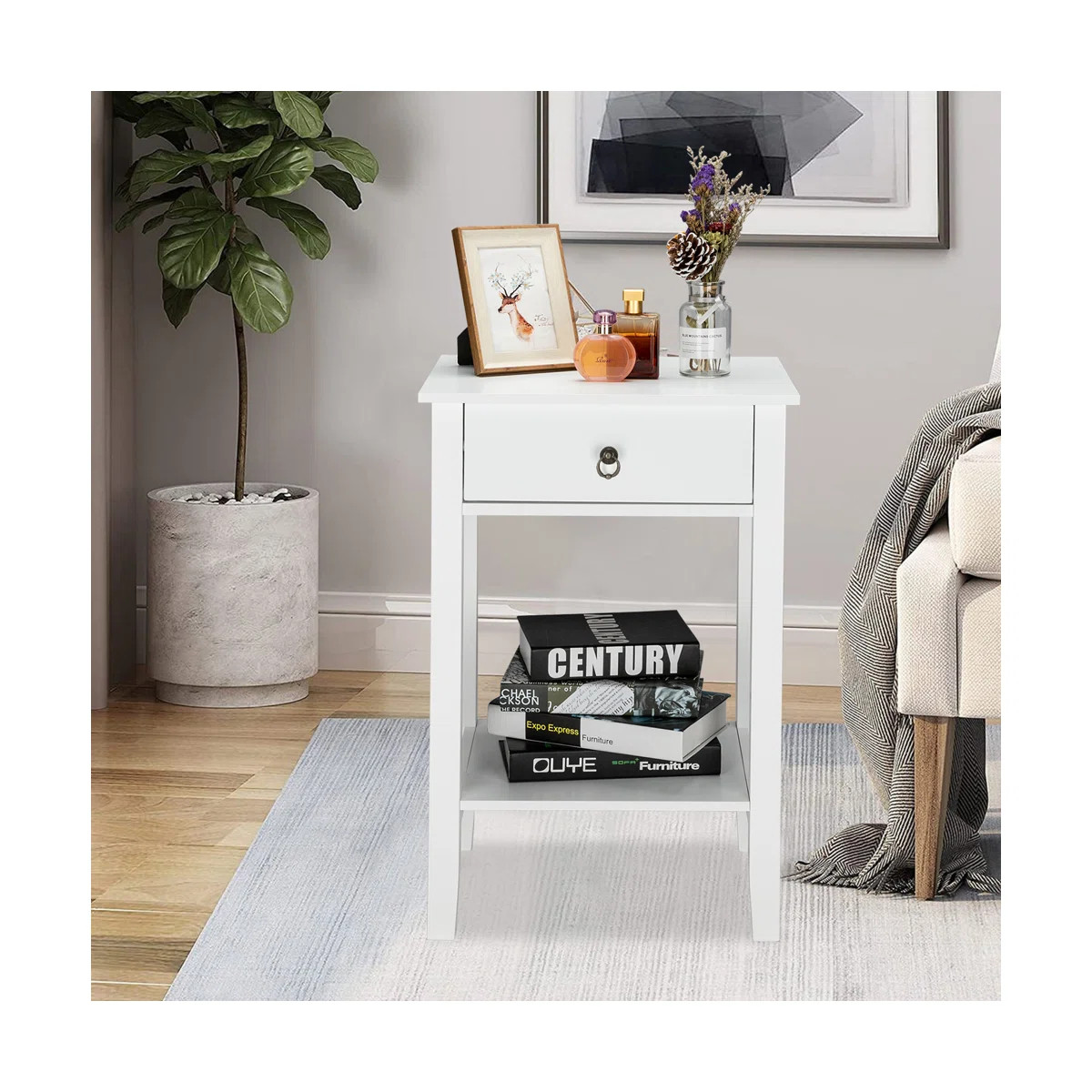 Fairplains 1 - Drawer End Table | Wayfair North America