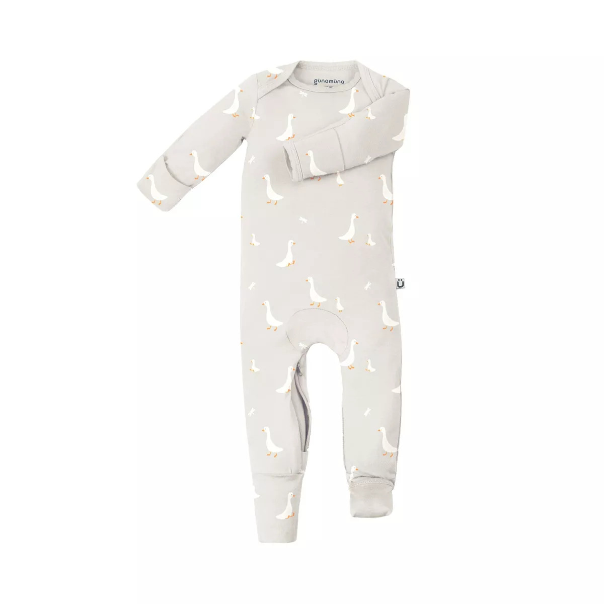 günamüna® Baby Bamboo Rayon Sleeper Pajama with DIAPER-ZiP | Target