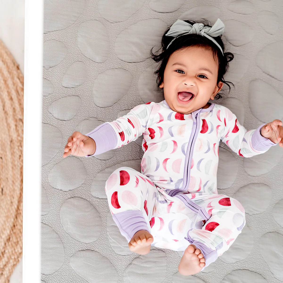 Luna Mauve Bamboo Viscose Zippy | Little Sleepies