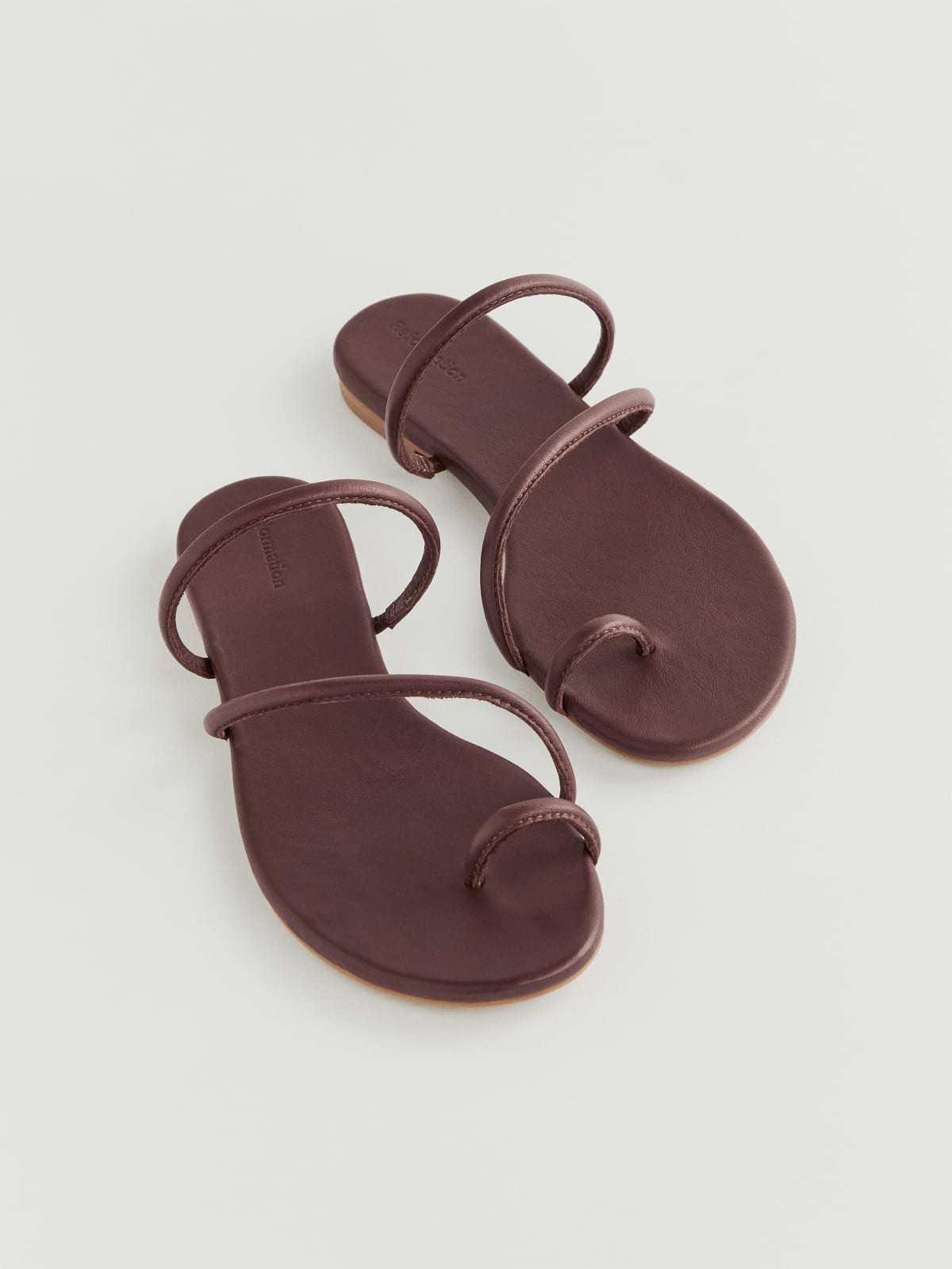 Ludo Toe Ring Strappy Flat Sandal | Reformation (Global)