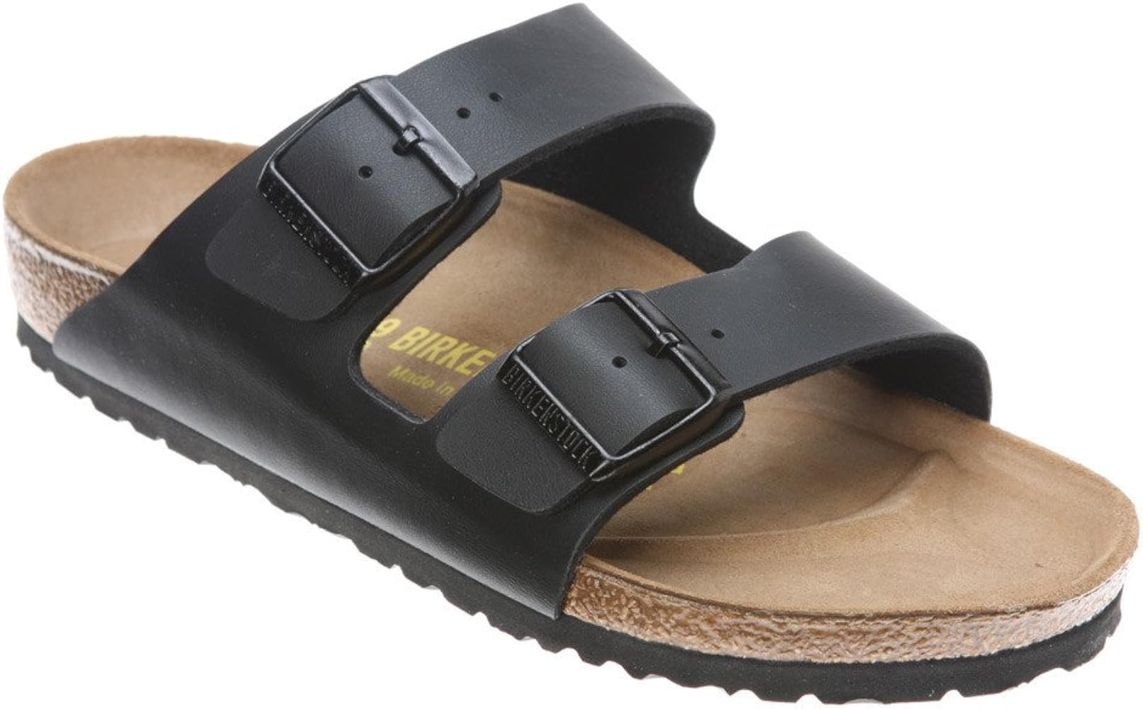 Birkenstock Unisex Arizona Sandal,Black Birko-Flor,39 M EU | Amazon (US)