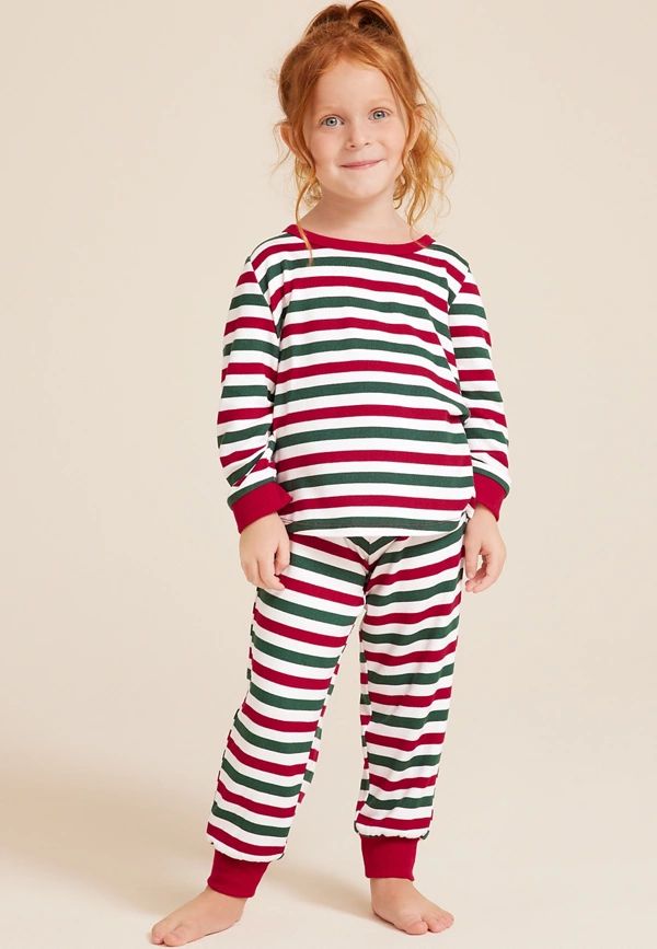 Toddler Holiday Striped Family Pajamas | Maurices