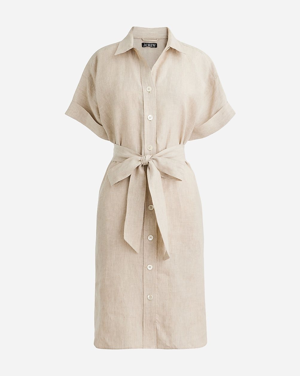 Tall capitaine shirtdress in linen | J.Crew US