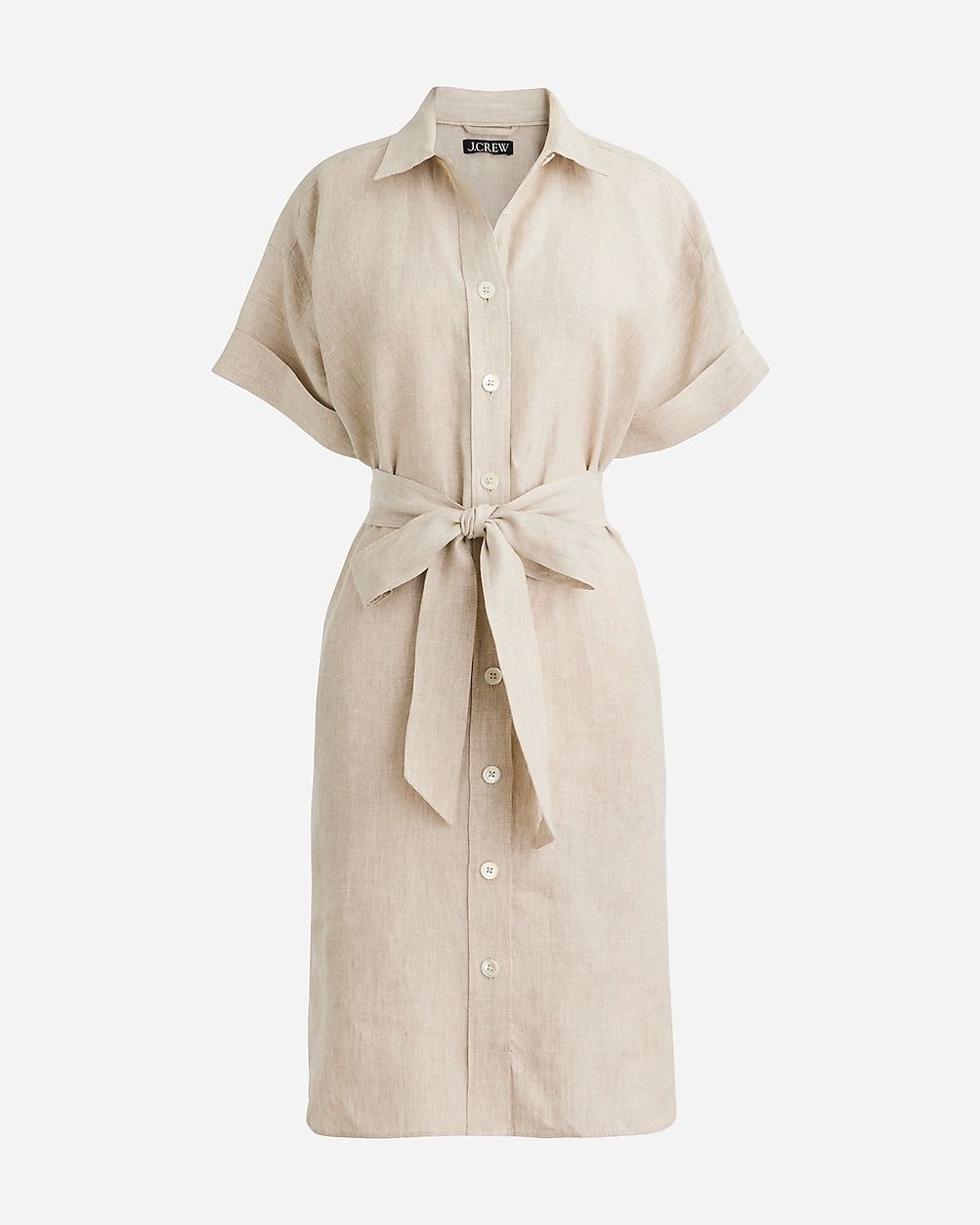 Capitaine shirtdress in linen | J.Crew US