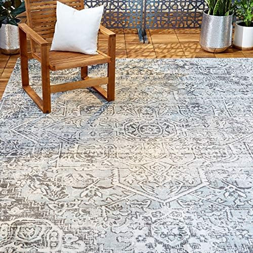 Home Dynamix 2491-451 Nicole Miller Patio Sofia Fleur Indoor/Outdoor Area Rug 7'9"x10'2" (122 IN, 93 | Amazon (US)