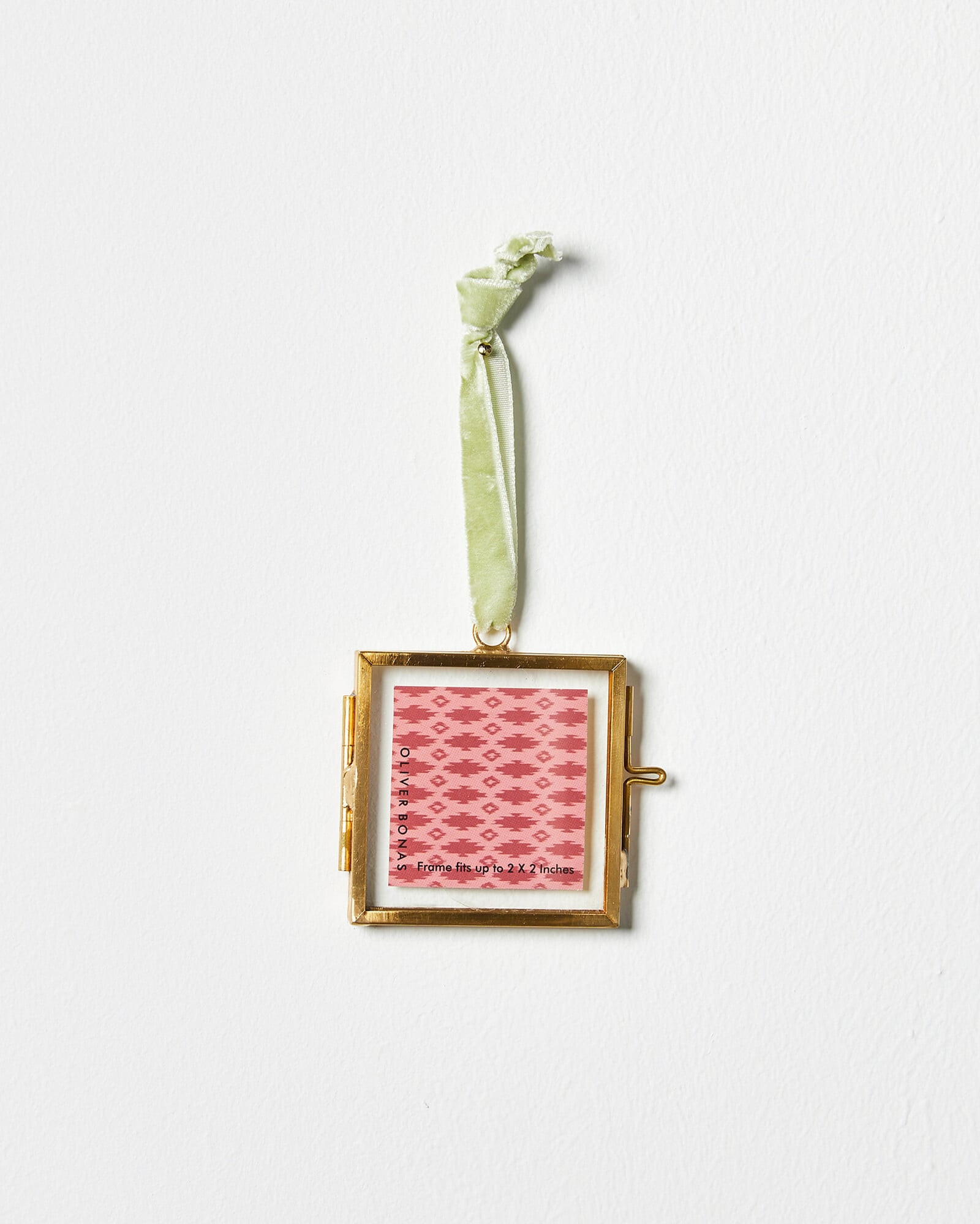 Gold & Glass Hanging Photo Frame 2x2" | Oliver Bonas | Oliver Bonas (Global)