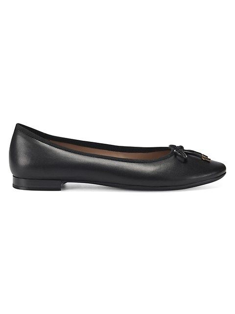 Aware Crystal Faux Leather Ballet Flats | Saks Fifth Avenue OFF 5TH