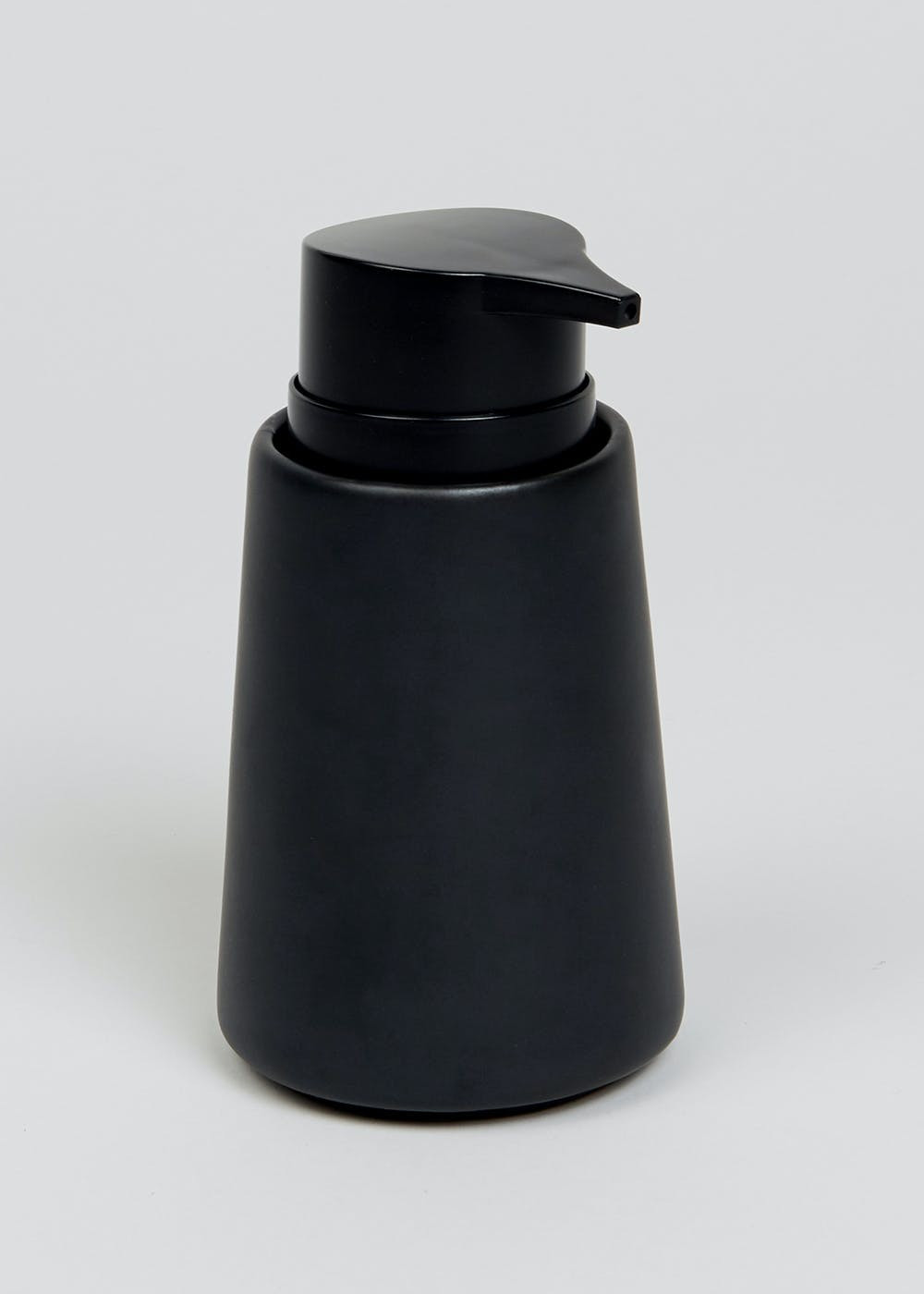 Chunky Ceramic Soap Dispenser (15cm x 9cm) – Black | Matalan (UK)