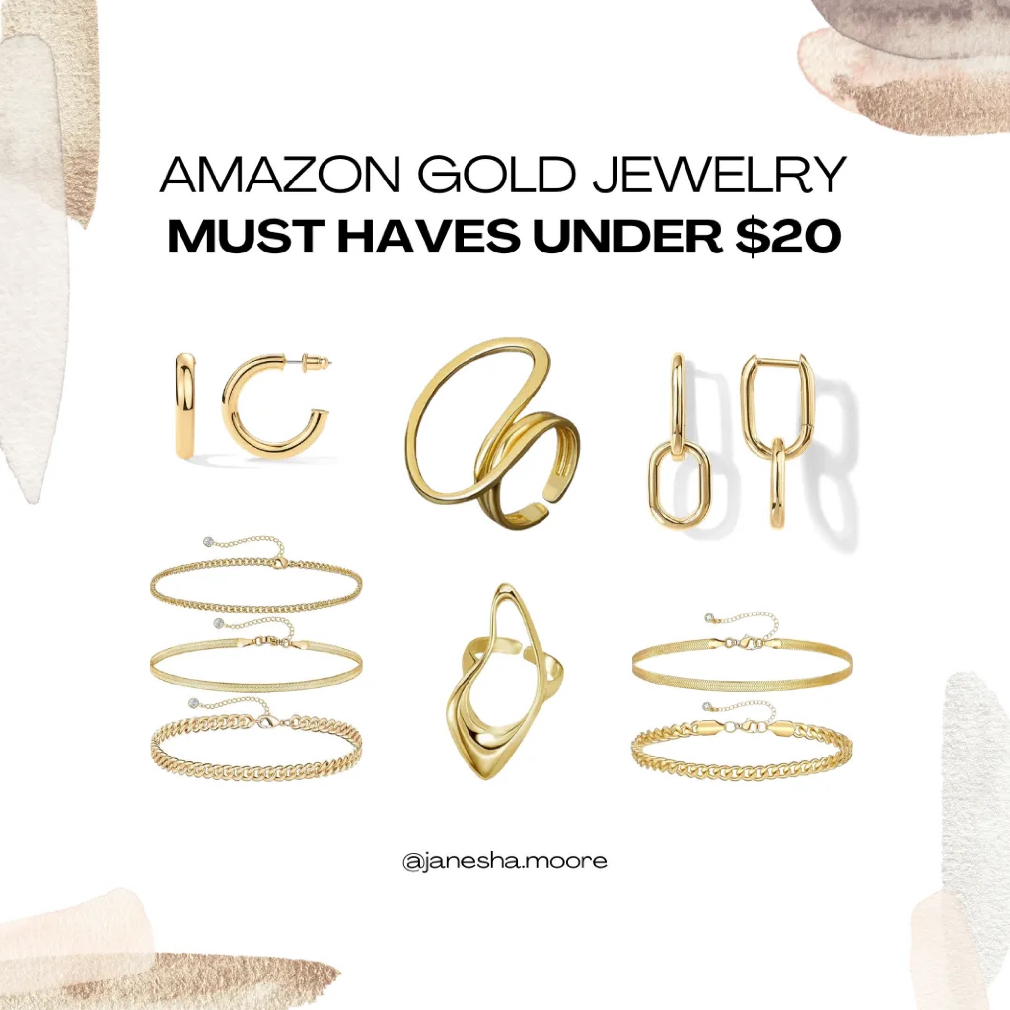 Amazon Gold Jewelry Must-Haves Under $20

#LTKstyletip #LTKfindsunder50