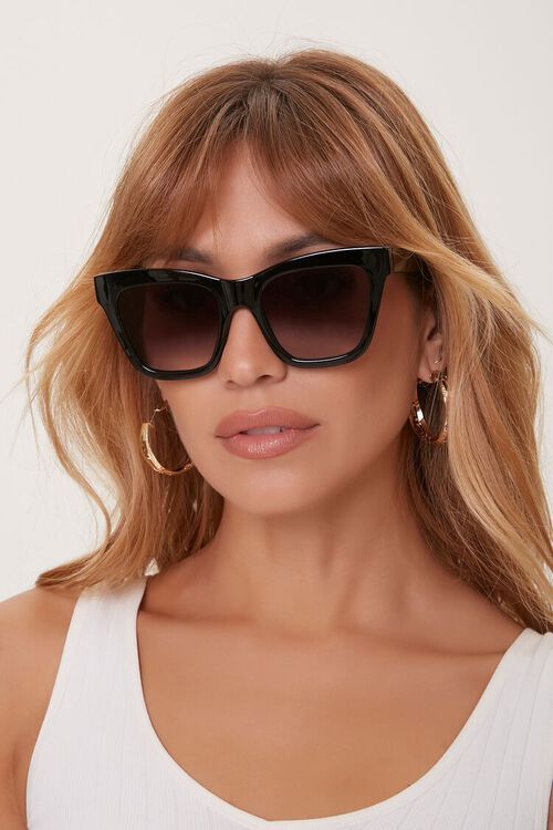 Square Cat-Eye Tinted Sunglasses | Forever 21 (US)