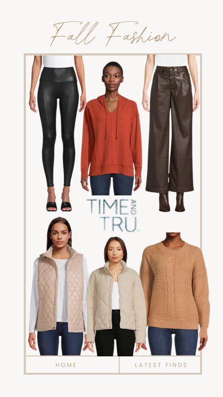 Fashion favorites from Walmart! Grab all your fall staples with Time and Tru. I love those faux leather pant options! Anyone else ready for sweater season!? #WalmartFashion #LTKfashion #LTKstyle

#LTKSeasonal #LTKsalealert #LTKstyletip