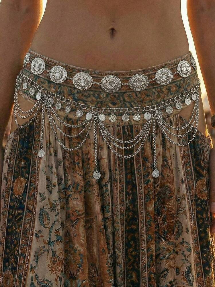 Coin layered waist chain | SHEIN