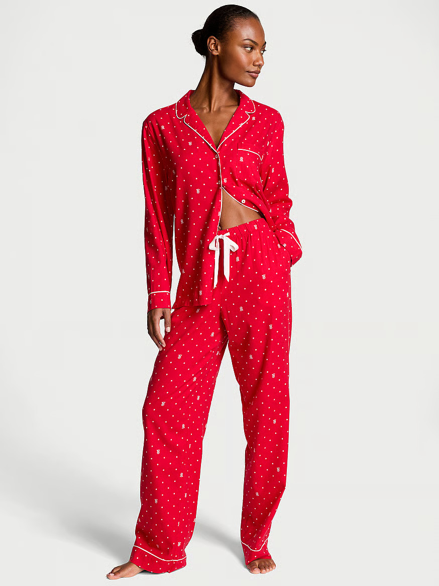 Buy Flannel Long Pajama Set - Order Pajamas Sets online 5000000360 - Victoria's Secret US | Victoria's Secret (US / CA )