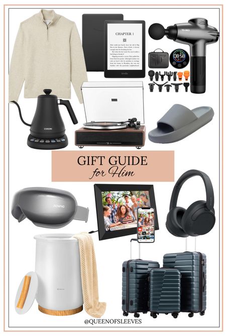 Gift guide and gift ideas for him #FoundItOnAmazon 

#LTKHoliday #LTKGiftGuide #LTKhome