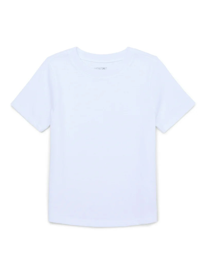 Garanimals Toddler Boy Short Sleeve Solid T-Shirt, Sizes 18M-5T | Walmart (US)