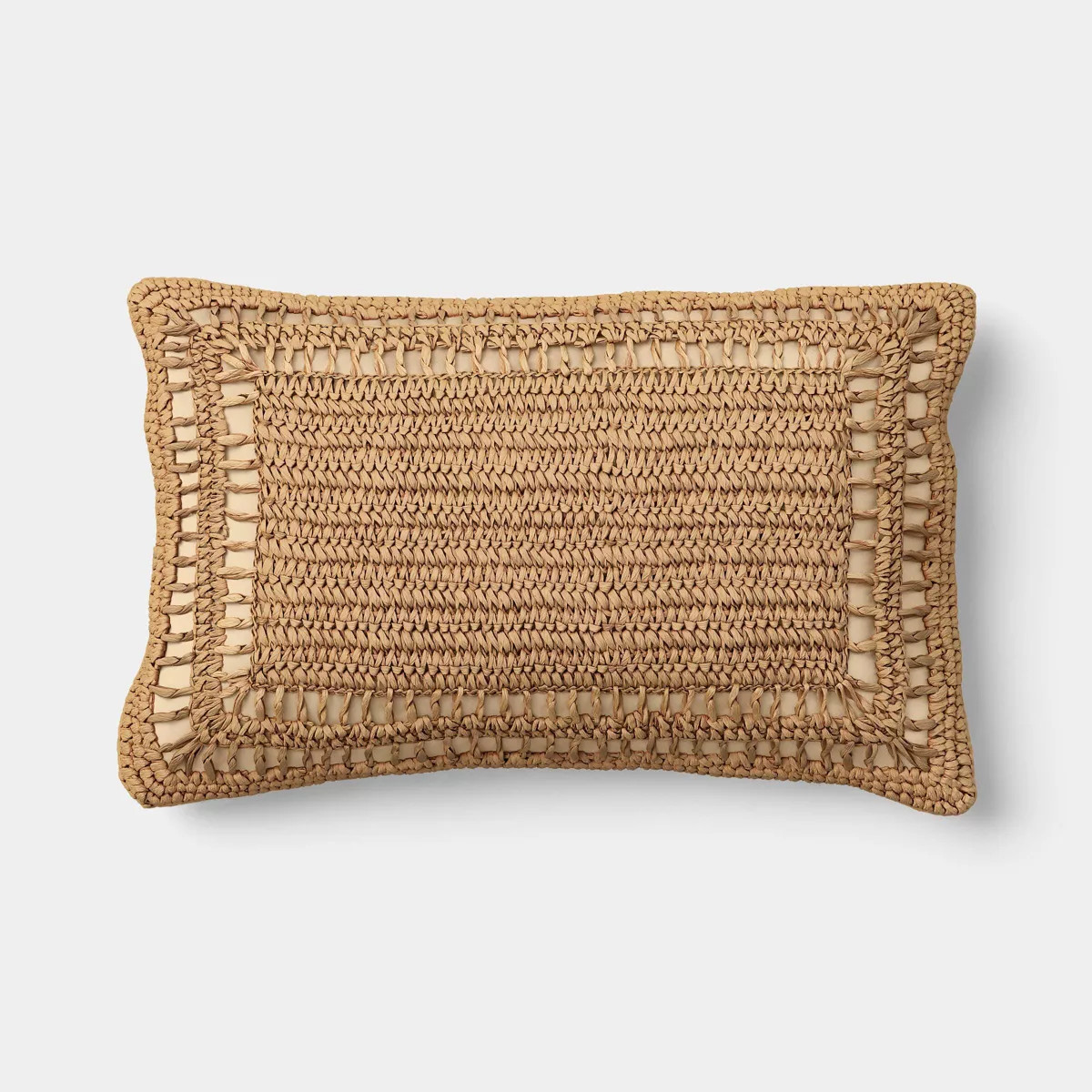 Lumbar Palm Weave Pillow - Threshold™ | Target