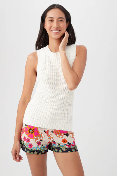 WATERFRONT SWEATER TANK | Trina Turk