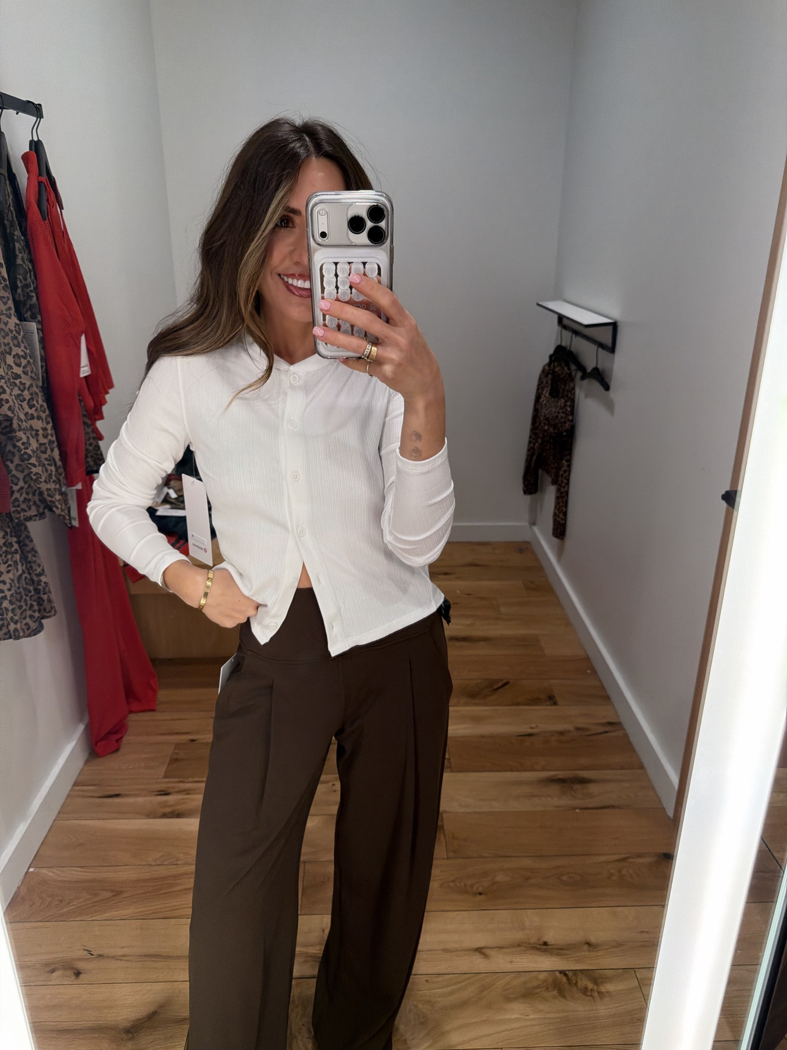 Can’t wait to style these basics!! 

lululemon, new arrivals, women’s basics, cardigan styling, brown pants @lululemon 