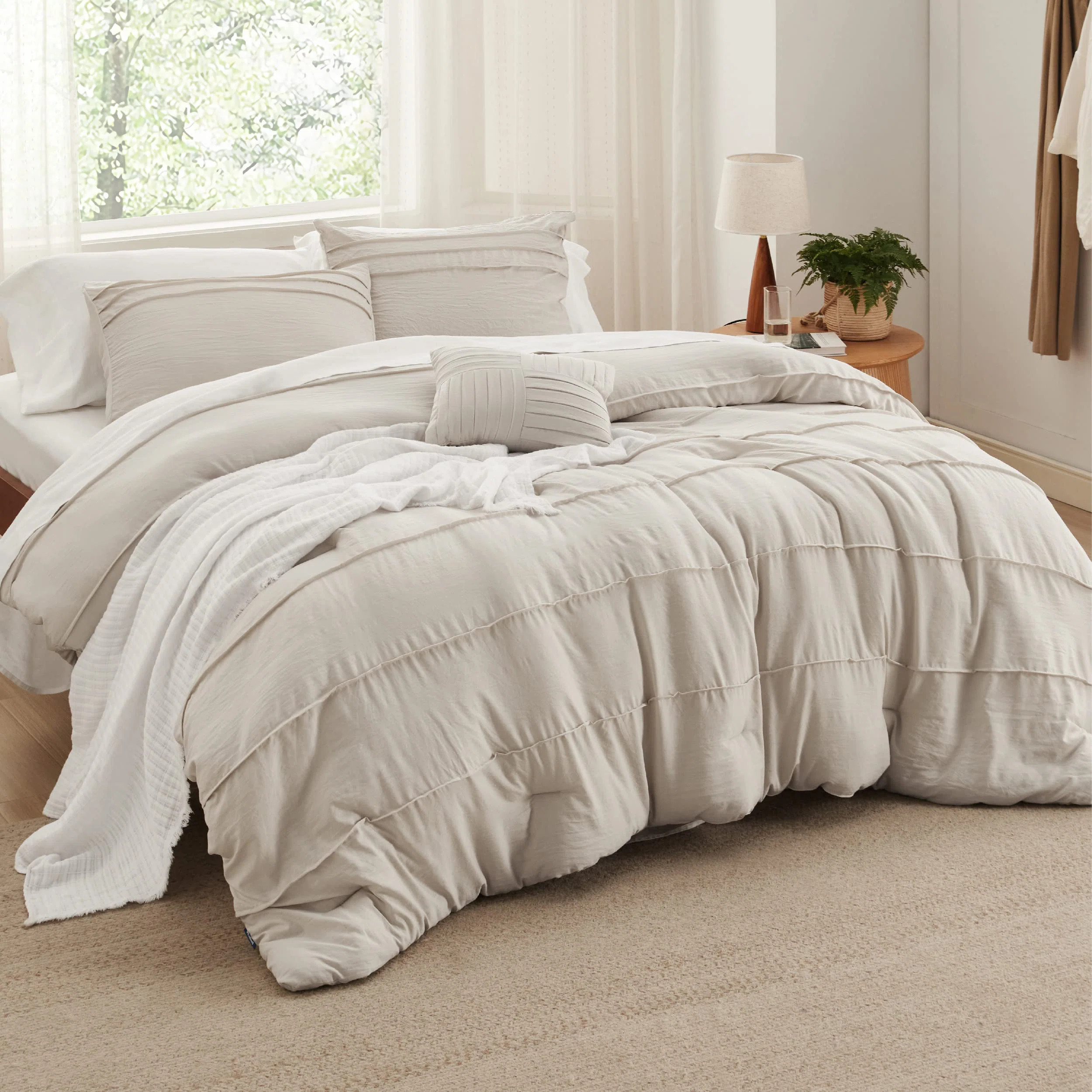 Polyester Standard Striped Comforter Set | Wayfair North America