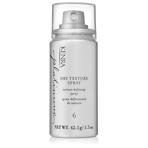 Kenra Platinum Dry Texture Spray 6 | Texture Defining Styler | Increases Texture & Fullness | Absorbs Oils & Impurities | Ultra-Lightweight, Non-Drying Formulation | All Hair Types | 1.5 oz. | Amazon (US)
