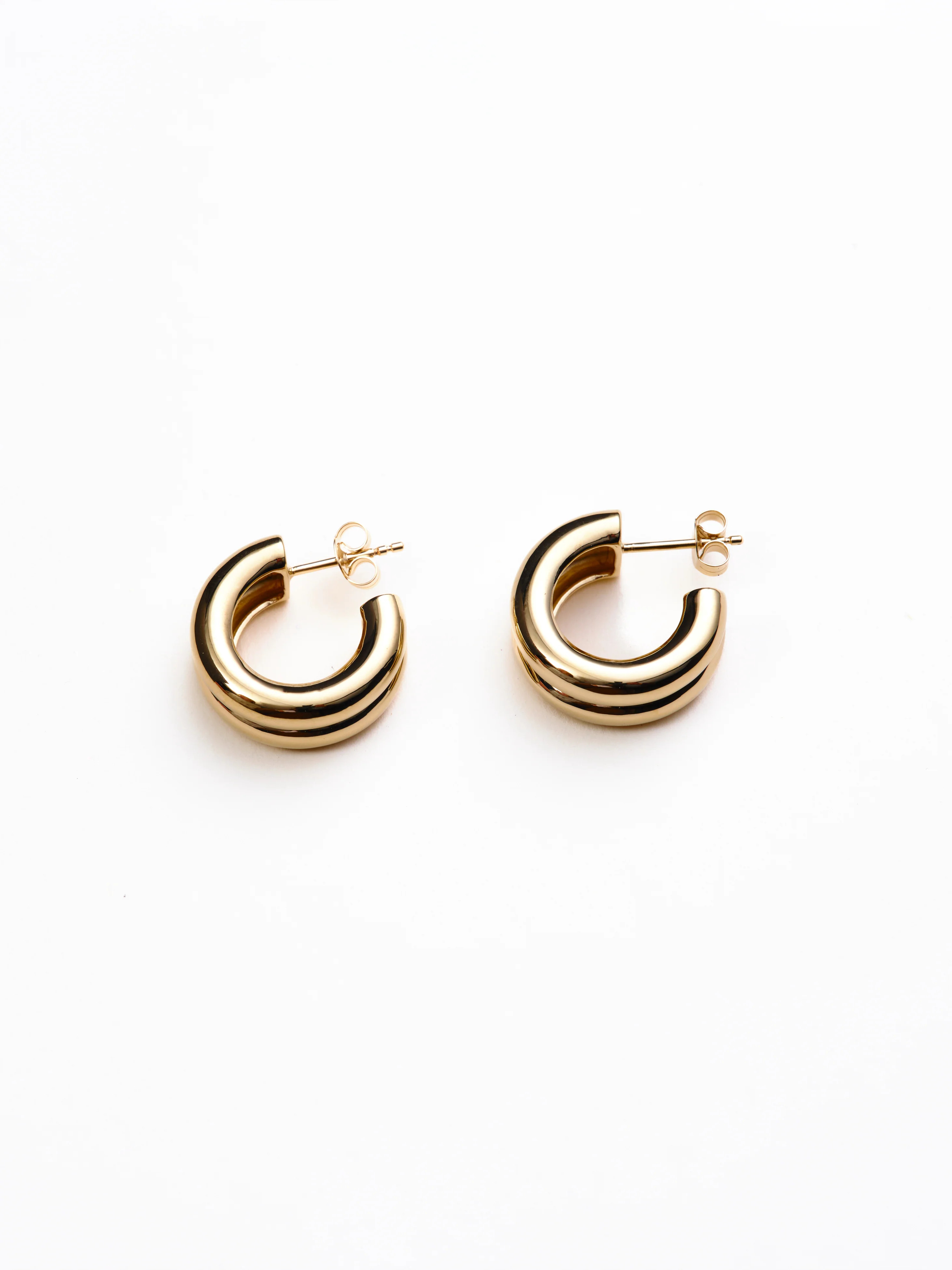 Bobby Double Hoop Earring | Their Studios