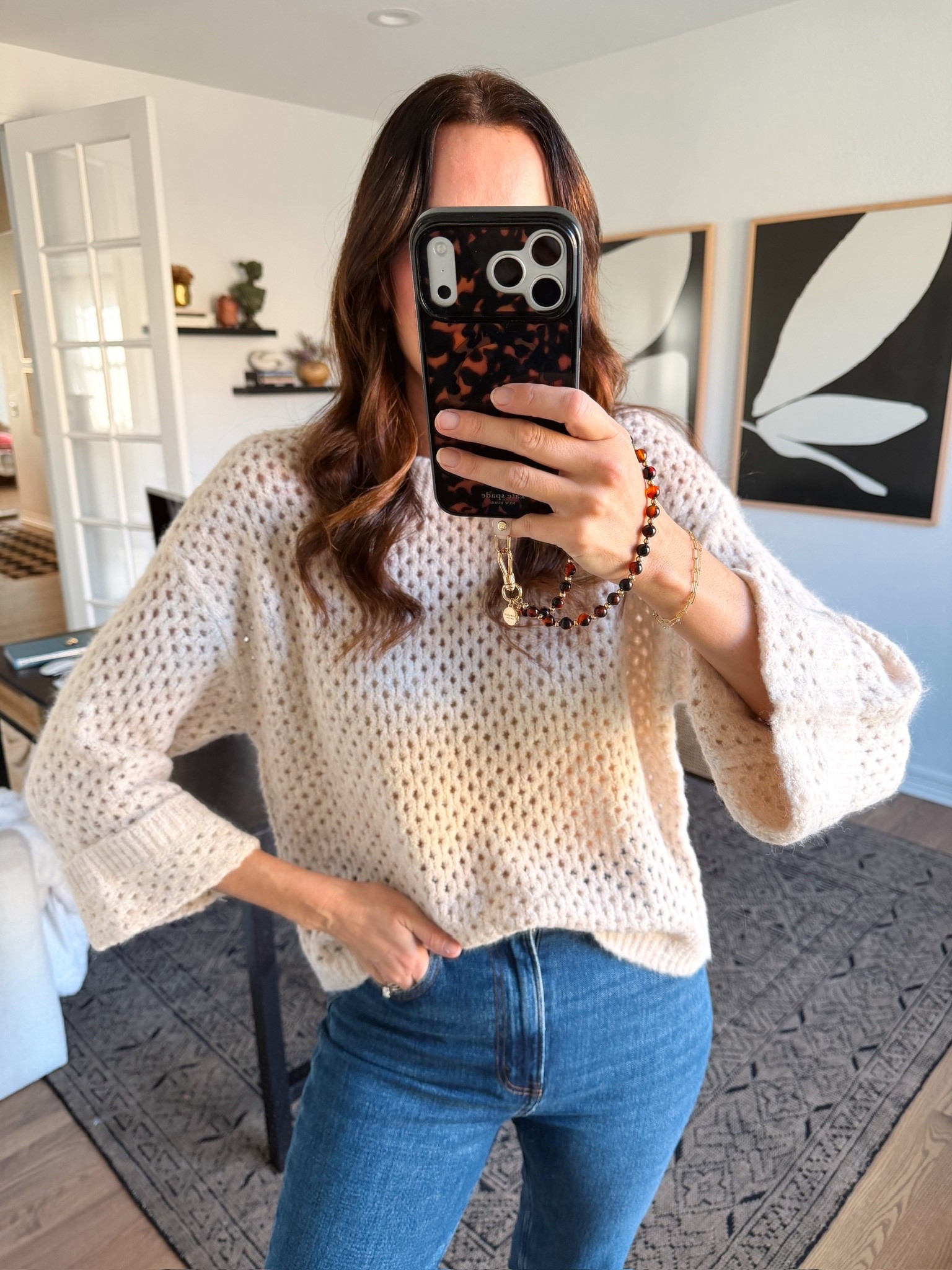This loose knit top is so cute and will be perfect for the warmer months ahead! 

#LTKgrwm #LTKTall #LTKootd