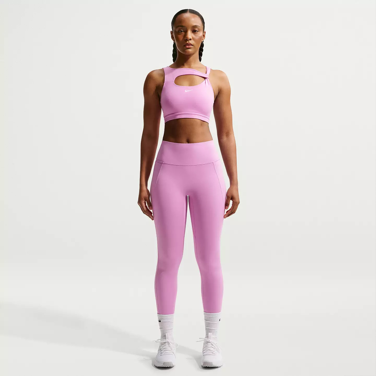 Nike Universa Women's High-Waisted 7/8 Leggings with No Front Seam | DICK'S Sporting Goods