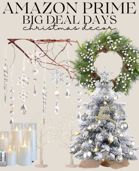 Amazon Prime Big Deals Day has some really great Christmas decor on Sale!
- -
Christmas Tree, flocked, wreath, ornaments, candles, lights, pre-lit tree

#LTKxPrime #LTKHoliday #LTKsalealert