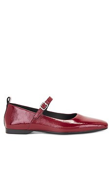 Vagabond Shoemakers Delia Flat in Dark Red from Revolve.com | Revolve Clothing (Global)