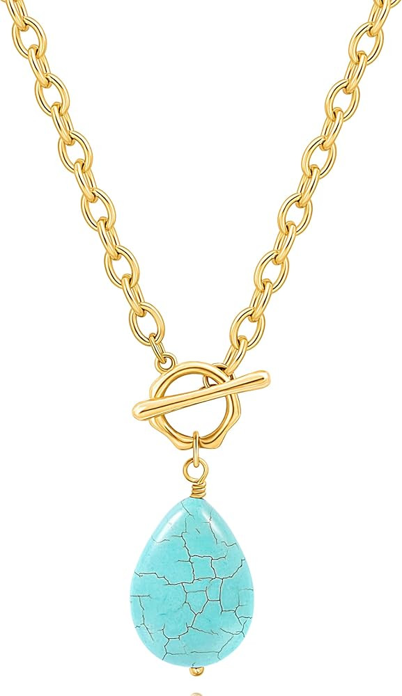 SOFYBJA Saint Benedict Necklace Drop 18K Gold Toggle Medallion Coin Cross Pendant Necklaces Relig... | Amazon (US)