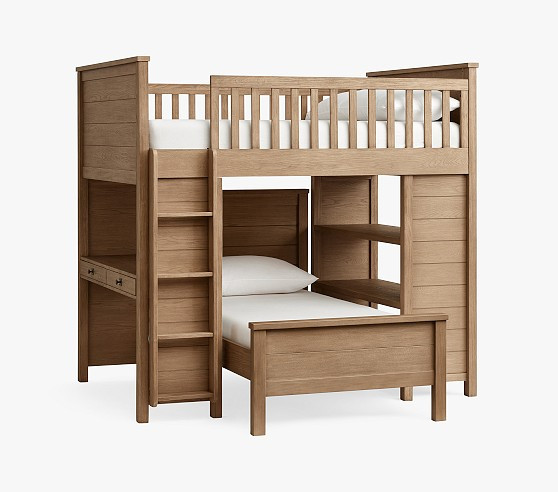 Charlie Loft System &amp; Twin Bed Set | Pottery Barn Kids