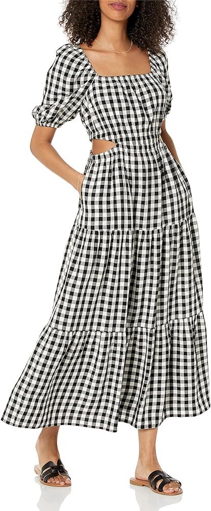 The Drop Women's Anaya Square-Neck Cutout Tiered Maxi Dress | Amazon (US)
