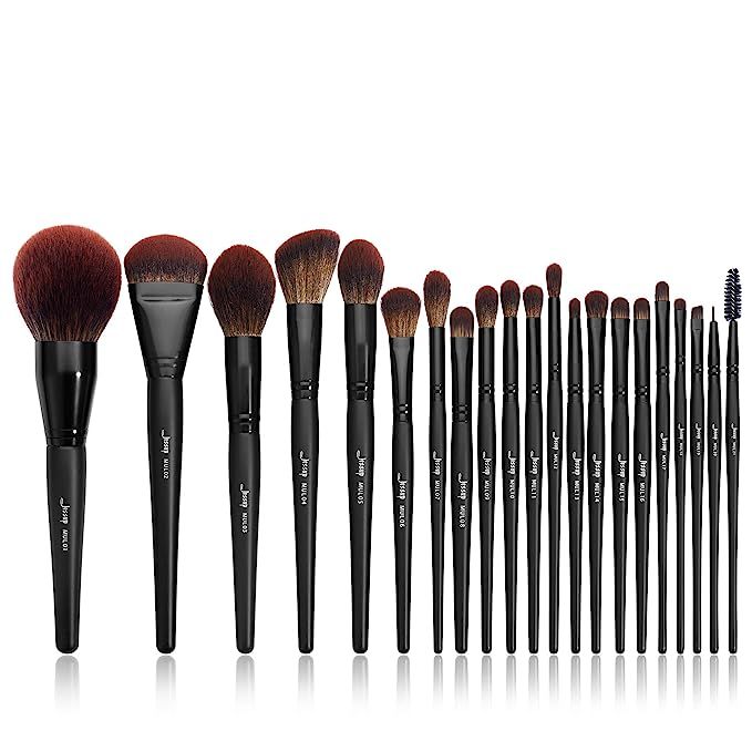 Jessup Makeup Brushes Set Premium Synthetic Powder Foundation Highlight Concealer Eyeshadow Blend... | Amazon (US)