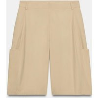 Zara - Long Cargo Bermuda Shorts - Beige - Xl - Woman | Zara AU