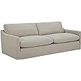 Amazon Brand - Stone & Beam Rustin Contemporary Deep Seated Sofa Couch, 89"W, Flax | Amazon (US)